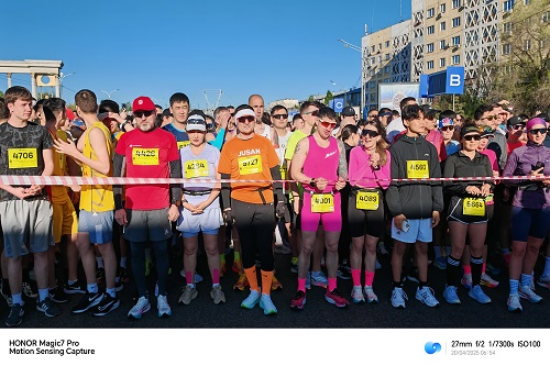 Almaty Half Marathon 2025 в объективе камер HONOR Magic 7 Pro